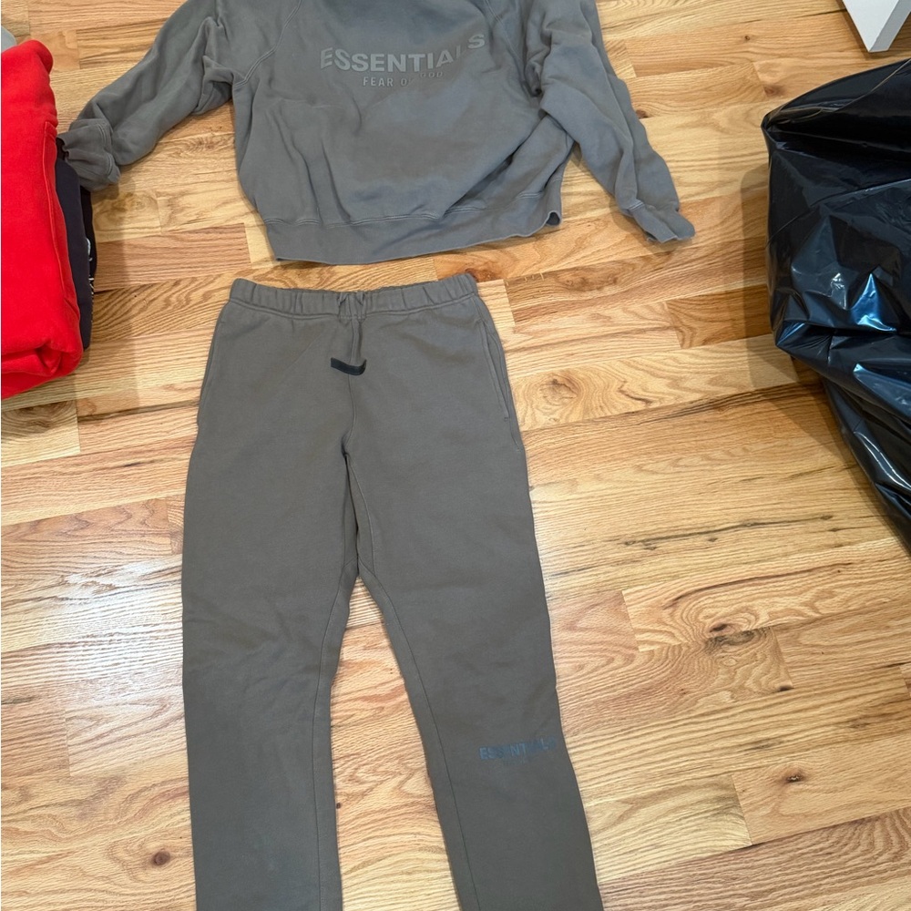 Essentials Fear of God Beige Hoodie
